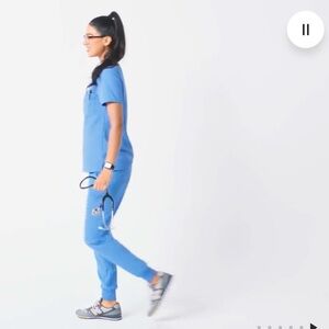 Zamora Jogger Scrub Pants- High Waisted